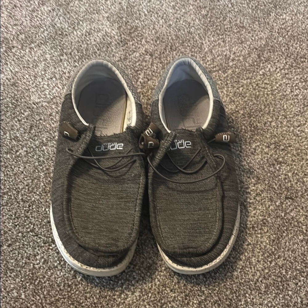 Hey Dude Charcoal Slip-On Shoes